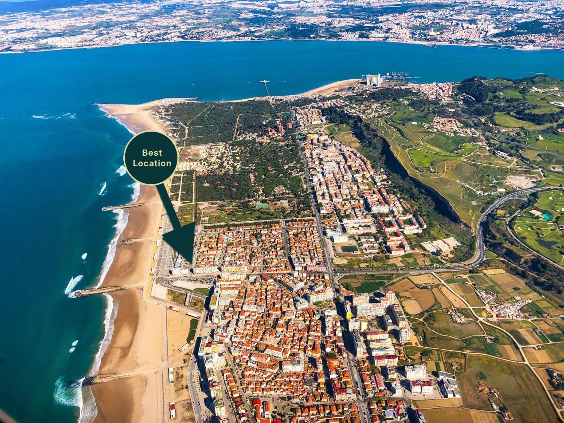 Sea View & Sundown, 150M From The Beach And Surf Spots Costa da Caparica Extérieur photo